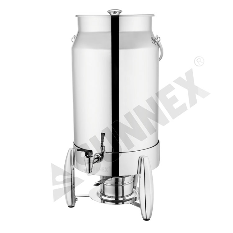 11.4Ltr Stainless Steel Milk Dispenser Na May Ice Tube At Fuel Holder