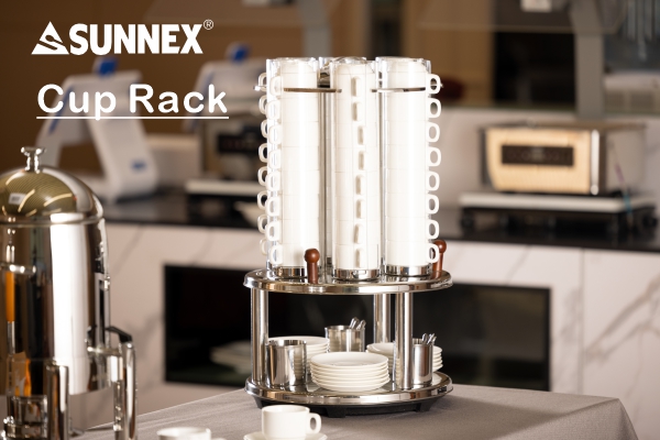 Sunnex hot sale buffet at bar cup rack
