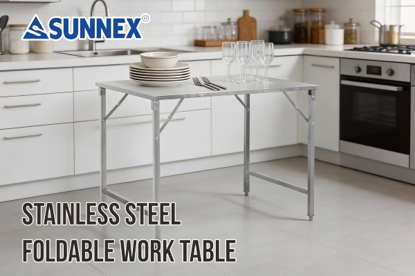 SS Foldable Work Table