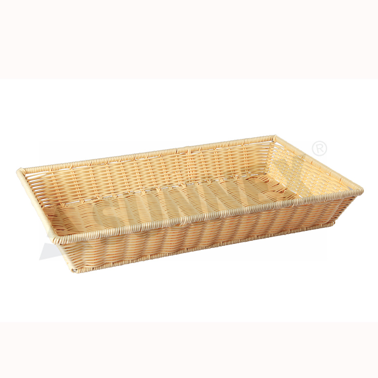 80mm Malalim na Buong Laki ng Poly Rattan Basket