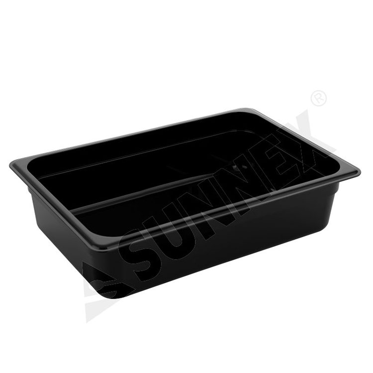 Itim na Polycarbonate Food Pans