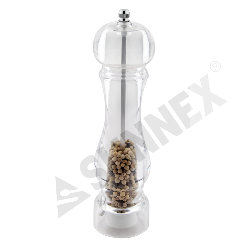 Borosilicate Glass Pepper Mill Ceramic Grinder