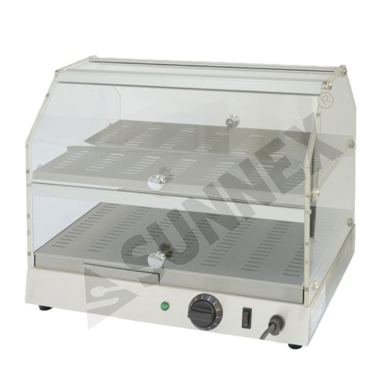 Komersyal na 2 Rack Electric Hot Display Case