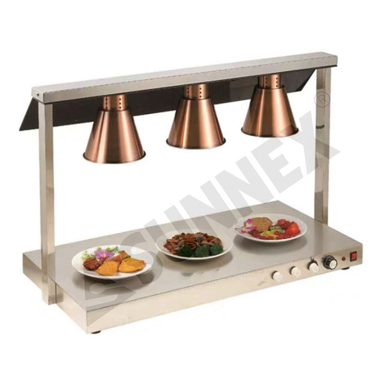 Komersyal na Hotel Restaurant Food Warmer Lamp 3 Head