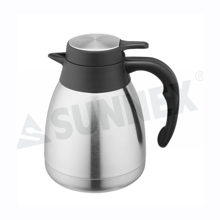 Double Walled Vacuum Insulated Coffee Pots Na May Lid Handle