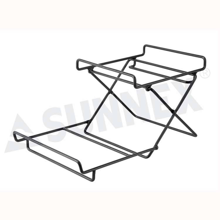 Foldable Tier Rack Para sa Madaling Pag-iimbak