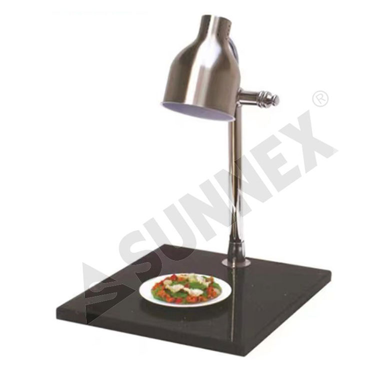 Food Warmer Lamp M01H Table Lamp Style na May Marble Tray