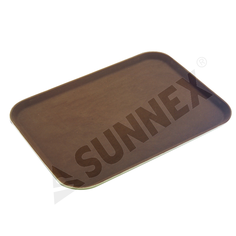 Non Slip Fiberglass Rectangular Tray