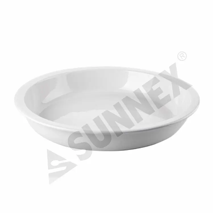 Porcelain 4.5ltr round food pan