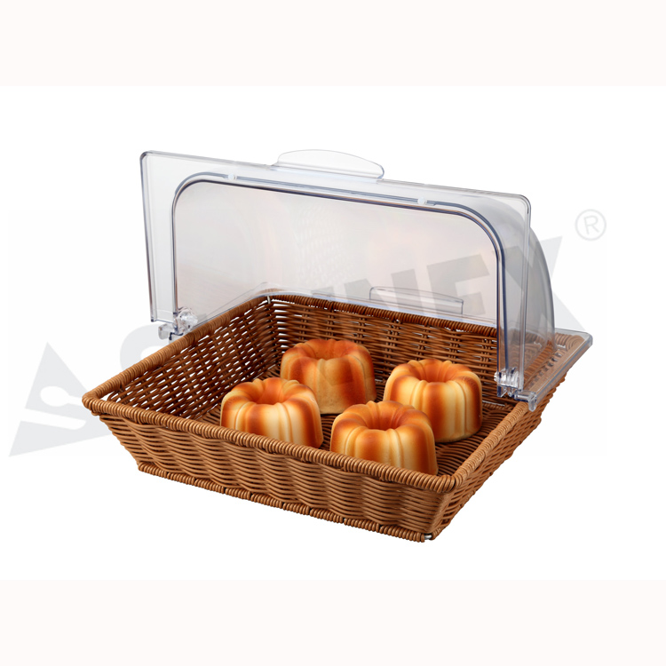 Parihabang PP Rattan Basket Sa PC Roll Top Cover