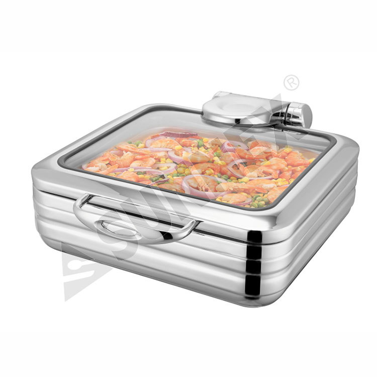 Rectangular Stainless Steel Induction Chafer