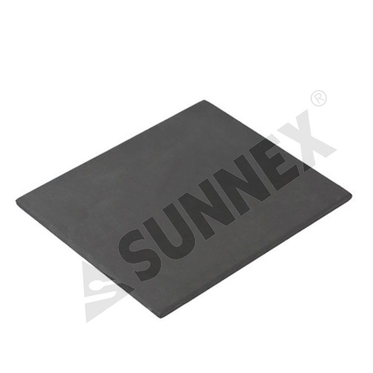 Square type baking stone black