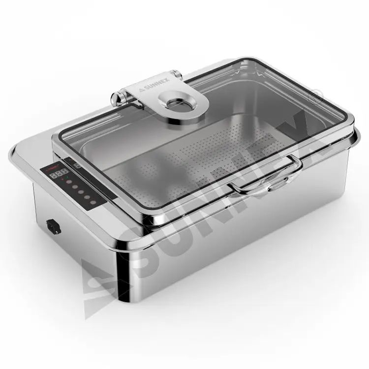 Hindi kinakalawang na asero 8.5L built-in na buffet chafer