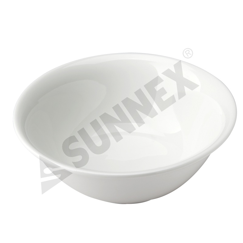 Puting Kulay ng Porcelain Cereal Bowl